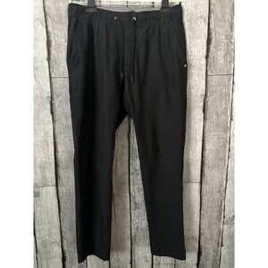 Vuori Ponto Performance Jogger Pants Mens Medium Black  Athleisure Lounge